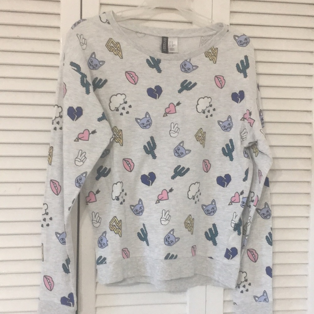 Printed sweater